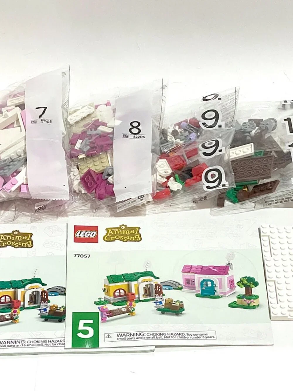 LEGO 77057 Animal Crossing Pink Creative Houses Seasons *NO MINIFIGURES* NEW